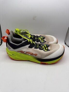 Altra EXPERIENCE WILD 3 Men’s 11 Running Shoe in White, Neon Yellow & Orange S7